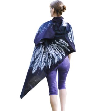 Angel Black Wings – cotton wrap