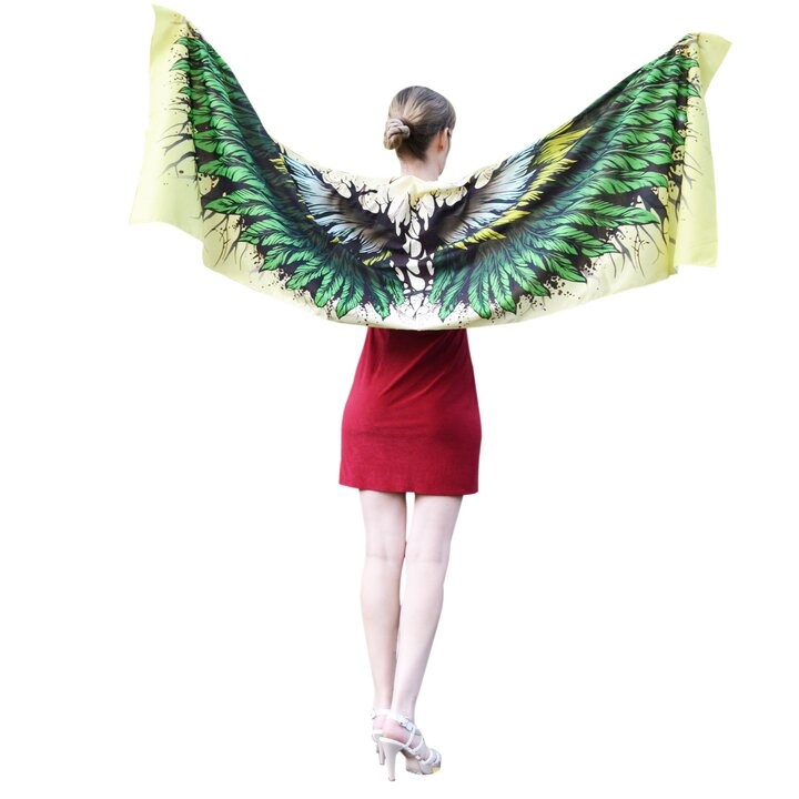 Bird's feathers – scarf
