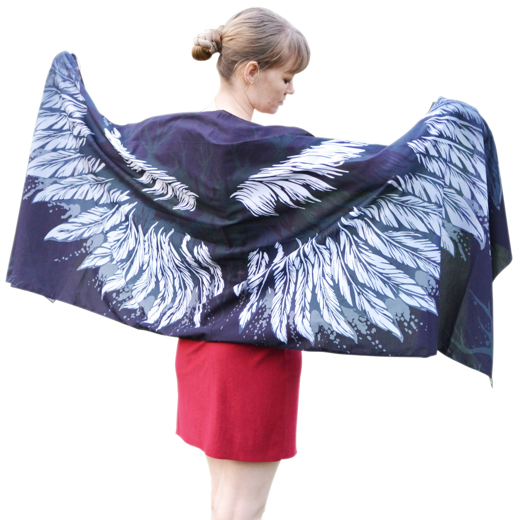 Angel Black Wings – cotton wrap