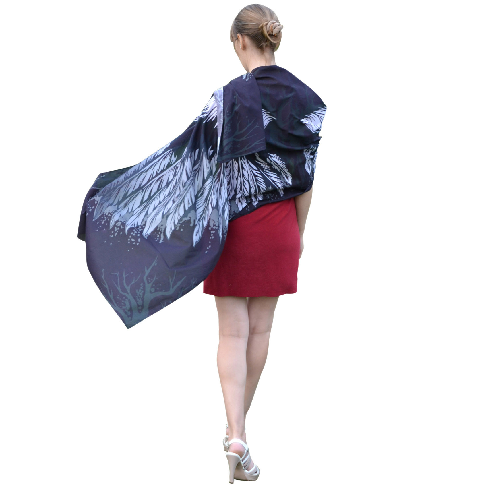 Angel Black Wings – cotton wrap