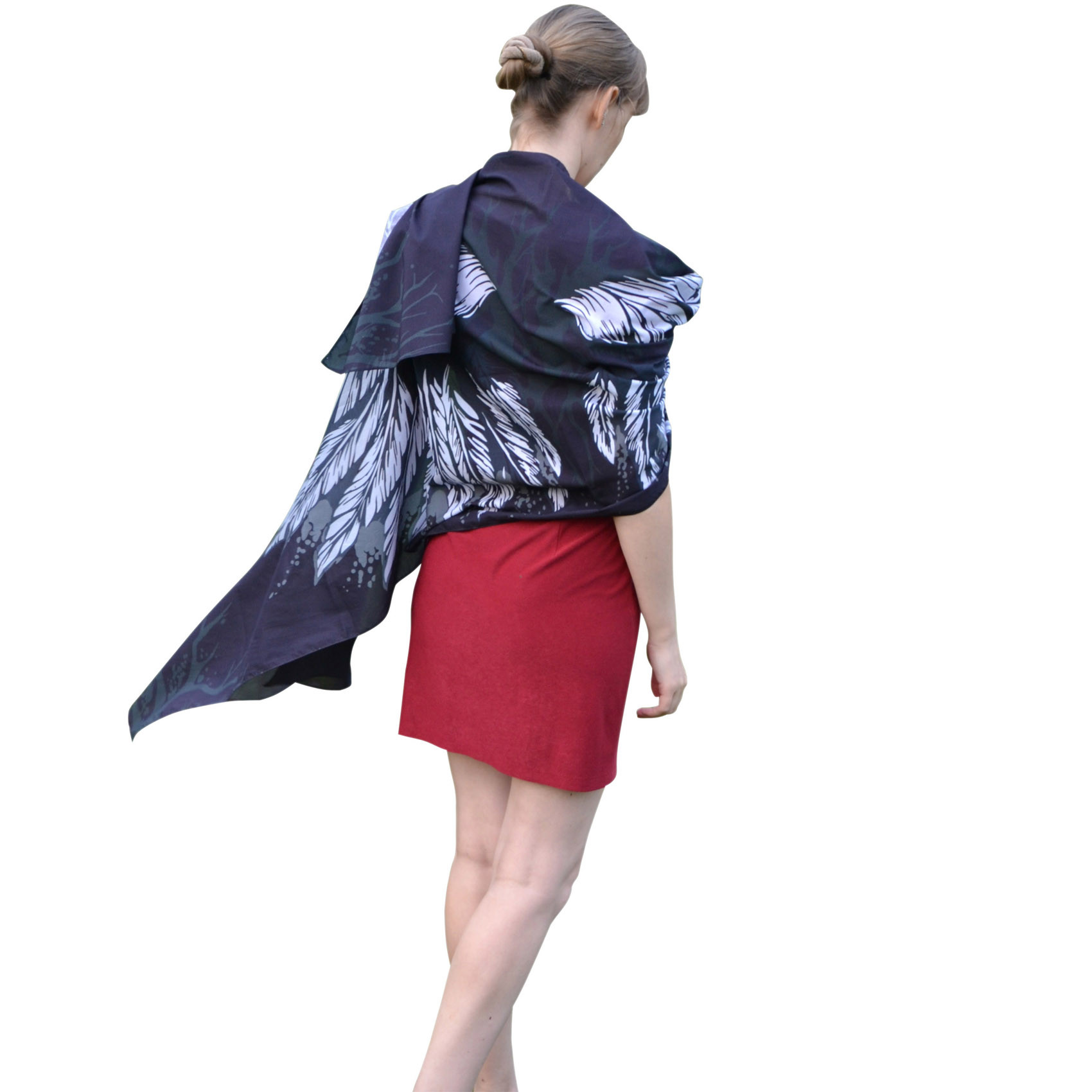 Angel Black Wings – cotton wrap