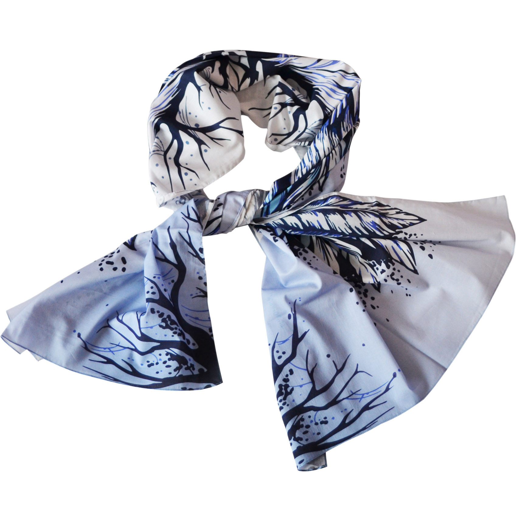 Variation #460 of Blue Angel – scarves set for bridesmaids